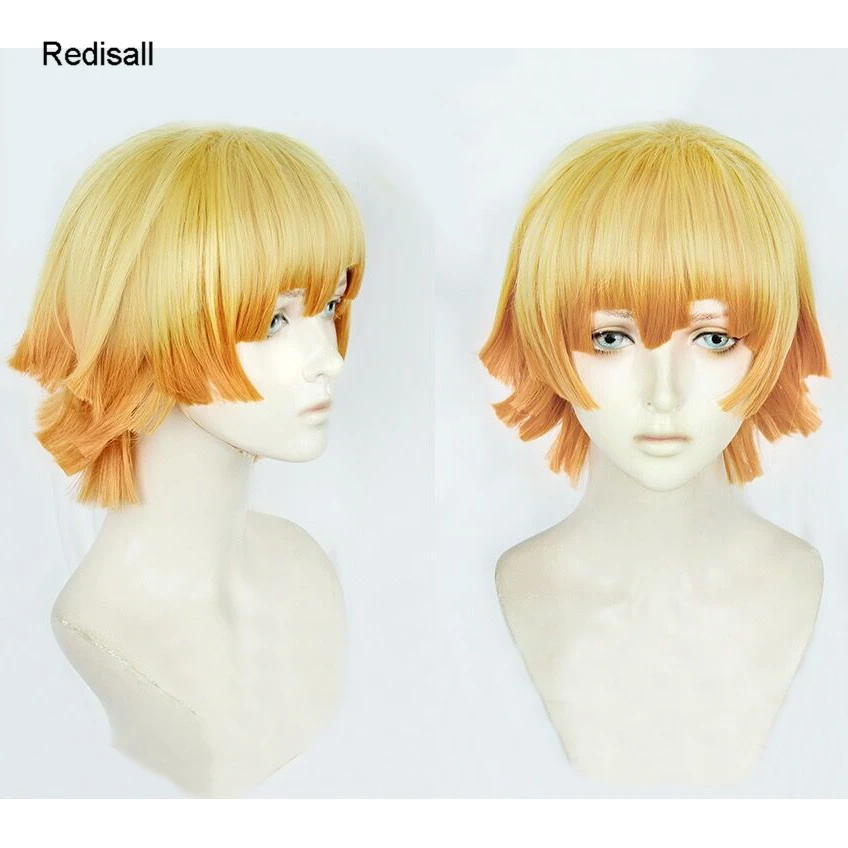 Demon Slayer: Kimetsu no Yaiba Cosplay Wig Agatsuma Zenitsu Gradient Color Short Synthetic Hair Halloween Adult
Demon Slayer: Kimetsu no Yaiba Cosplay Wig Agatsuma Zenitsu Gradient Color Short Synthetic Hair Halloween Adult
