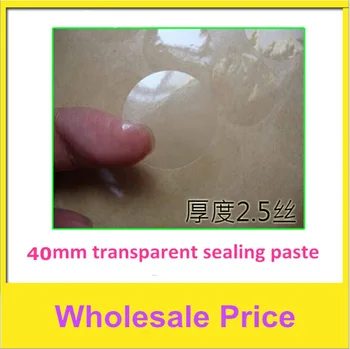 5000PCS/ Lot 40mm Blank Packing Seal Stickers Labels Plastic Round Transparent PET Waterproof Clear Self Adhesive Sealing Paste
5000PCS/ Lot 40mm Blank Packing Seal Stickers Labels Plastic Round Transparent PET Waterproof Clear Self Adhesive Sealing Paste