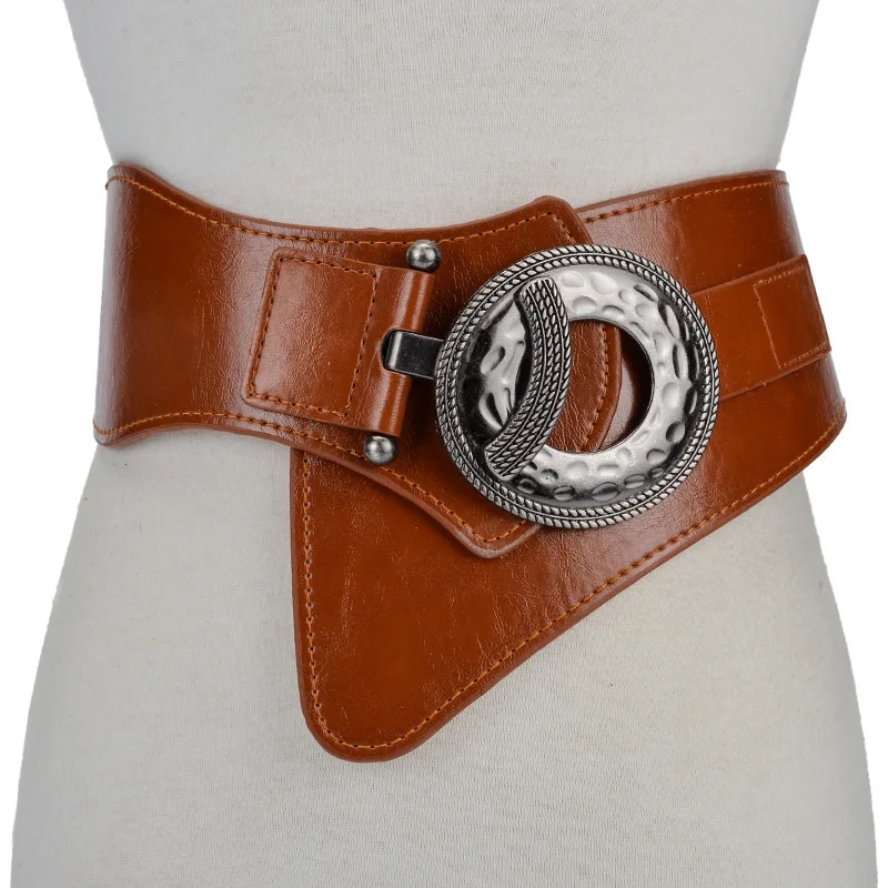 Fashion Ladie Vintage Check Style Waist Belt Super Wide PU+Cowskin Adjustable Shirt Slimming Corset Cummerbund Girdle Belt Women
Fashion Ladie Vintage Check Style Waist Belt Super Wide PU+Cowskin Adjustable Shirt Slimming Corset Cummerbund Girdle Belt Women