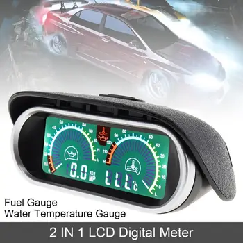 12V 24V Water Temperature Gauge 2 In 1 LCD Digital Meter Fuel Gauge & Water Temperature Gauge + Sensor for Car Truck Vehicle
12V 24V Water Temperature Gauge 2 In 1 LCD Digital Meter Fuel Gauge & Water Temperature Gauge + Sensor for Car Truck Vehicle