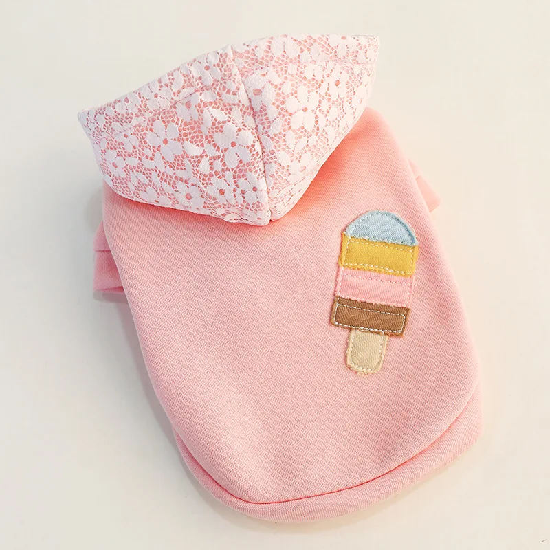 2019 Pet Dog Clothes Ice Cream Lace Coats Spring Warm Dog Hoodies for Chihuahua Small and Large Dog Clothes Sweatshirt Costumes
2019 Pet Dog Clothes Ice Cream Lace Coats Spring Warm Dog Hoodies for Chihuahua Small and Large Dog Clothes Sweatshirt Costumes