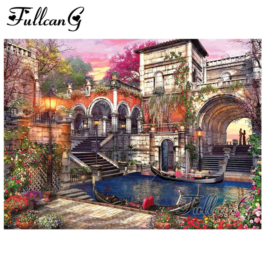 FULLCANG full square/round drill diy 5d diamond painting "ancient water city" embroidery rhinestone cross stitch kits gift FC237
FULLCANG full square/round drill diy 5d diamond painting "ancient water city" embroidery rhinestone cross stitch kits gift FC237