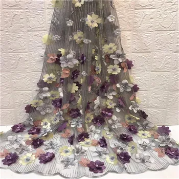 Popular 3d flowers french lace fabric party bridal wedding dress lace african nigerian beaded lace fabric 5 yards
Popular 3d flowers french lace fabric party bridal wedding dress lace african nigerian beaded lace fabric 5 yards