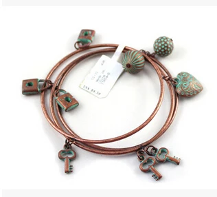 3PCS Wholesale Set Vintage High Quality European Style Multielement Heart Key Lock Bangles Bracelet B1256
3PCS Wholesale Set Vintage High Quality European Style Multielement Heart Key Lock Bangles Bracelet B1256