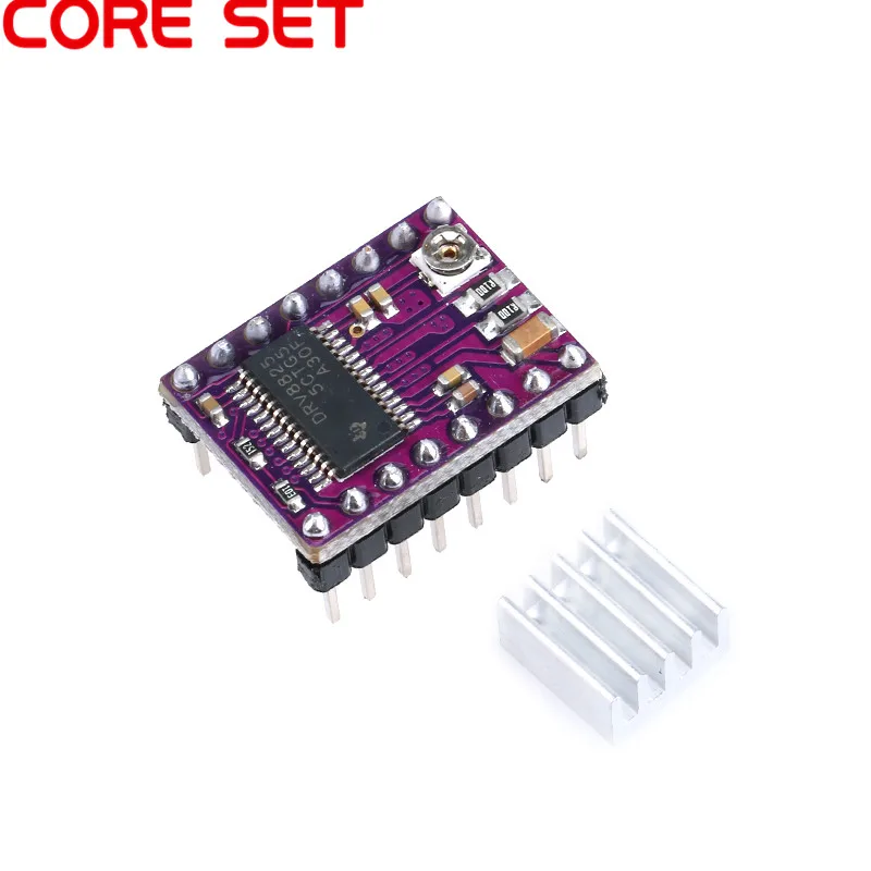 5pcs Drv8825 Stepper Motor Driver 3d Printer Parts Stepstick Reprap 4 PCB Board with Heatsink replace A4988
5pcs Drv8825 Stepper Motor Driver 3d Printer Parts Stepstick Reprap 4 PCB Board with Heatsink replace A4988