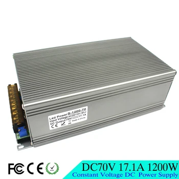 New Arrive DC70V 17.1A 1200W Switching Power Supply Driver AC 110V 220V To DC 70V SMPS For Stepper CNC CCTV Motor Machine
New Arrive DC70V 17.1A 1200W Switching Power Supply Driver AC 110V 220V To DC 70V SMPS For Stepper CNC CCTV Motor Machine