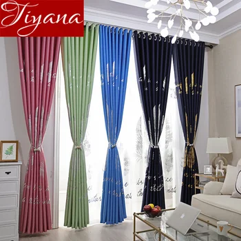 Sliver Leaves Curtain for Living Room Blue Tulle Curtain Sheer Fabric Blackout Green Window Bedroom Treatment Drapes X512#30
Sliver Leaves Curtain for Living Room Blue Tulle Curtain Sheer Fabric Blackout Green Window Bedroom Treatment Drapes X512#30