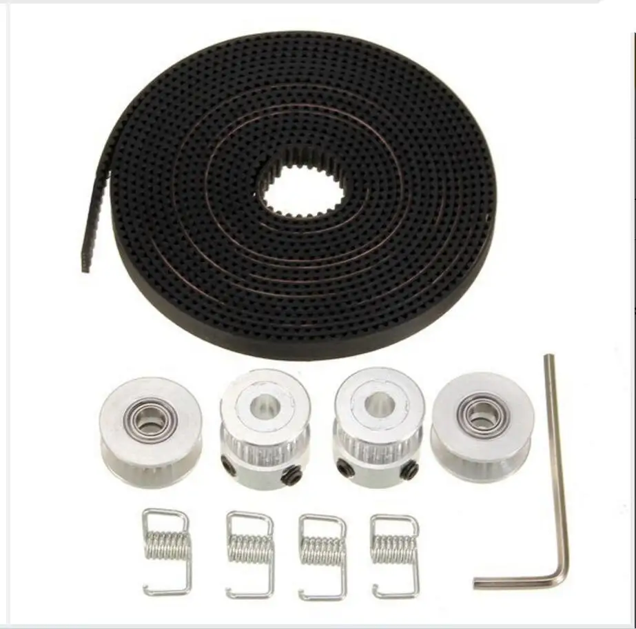 DuoWeiSi 3D Printer Parts GT2 20 Teeth Aluminium Timing Pulley 2.5M 2GT Belt For 3D Printer RepRap
DuoWeiSi 3D Printer Parts GT2 20 Teeth Aluminium Timing Pulley 2.5M 2GT Belt For 3D Printer RepRap