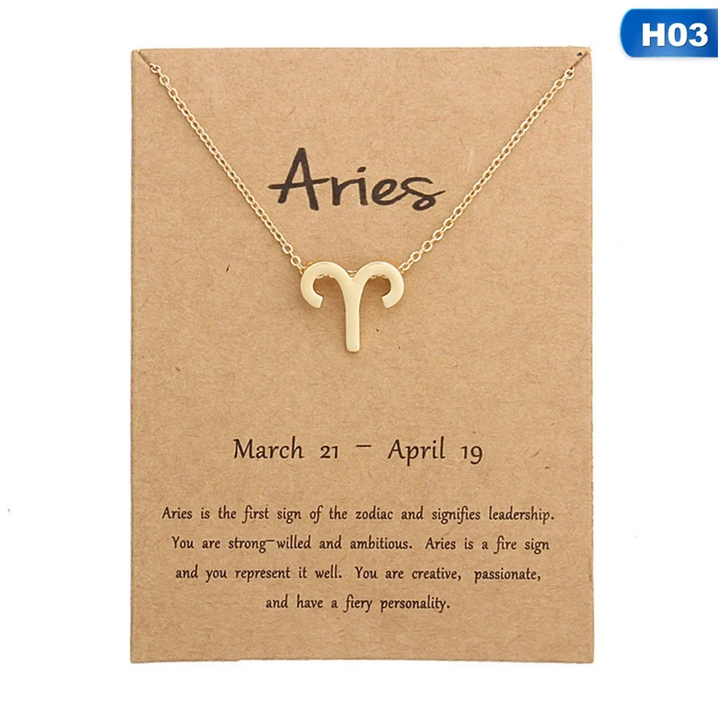 12 Constellation Pendant Necklace Zodiac Sign Necklace Birthday Gifts Message Card For Women Girl Drop Shipping
12 Constellation Pendant Necklace Zodiac Sign Necklace Birthday Gifts Message Card For Women Girl Drop Shipping