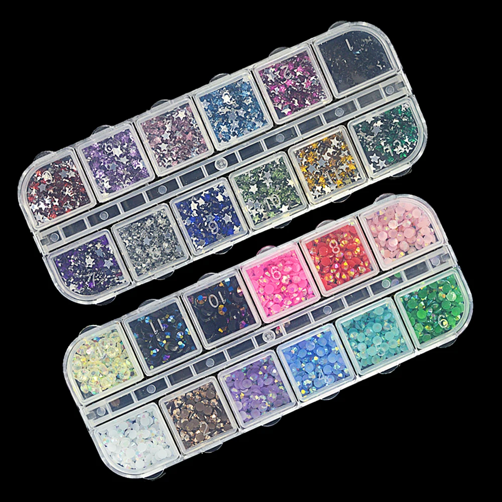 1Set 3D Nail Decoration Set Mixed Color Shining Star/Round Rhinestone Shape Slice 3D Manicure Decoration Tools BE498
1Set 3D Nail Decoration Set Mixed Color Shining Star/Round Rhinestone Shape Slice 3D Manicure Decoration Tools BE498