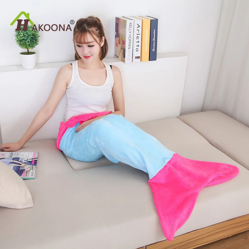 HAKOONA Quilt Mermaid Tail Fleece Blankets Thin Autumn Throw Home Casual Cover Blanket Warm Adult Children Warm Sleeping Bags
HAKOONA Quilt Mermaid Tail Fleece Blankets Thin Autumn Throw Home Casual Cover Blanket Warm Adult Children Warm Sleeping Bags