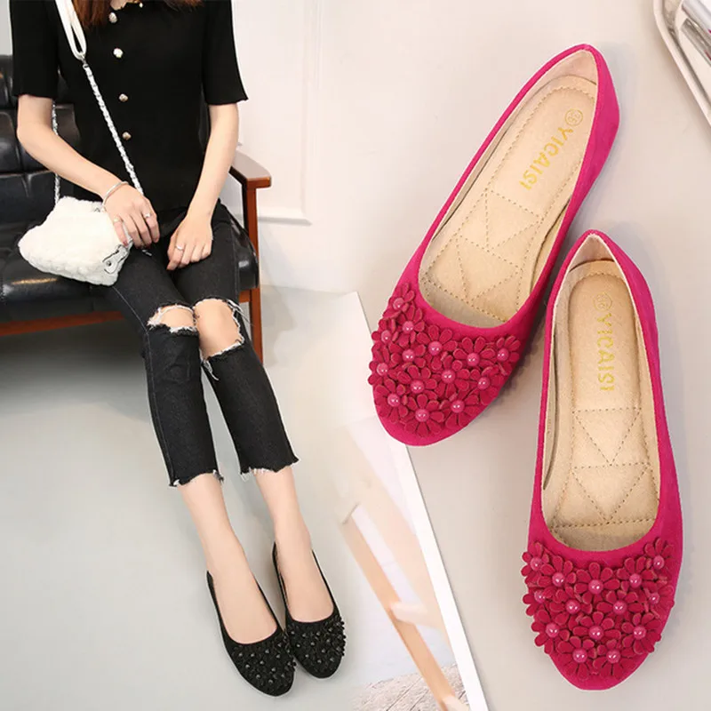 Spring Leisure Women's Shoes Flat Heels Round Toe Slip-On Shallow Mouth Female Flats Floral 6 Colors Comfortable 34-43 OULYYYOGO
Spring Leisure Women's Shoes Flat Heels Round Toe Slip-On Shallow Mouth Female Flats Floral 6 Colors Comfortable 34-43 OULYYYOGO