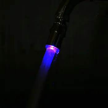 Temperature-controlled Led Faucet Light Temperature Sensor Intelligent LED Water Tap Water Faucets Nozzle Only Blue Color
Temperature-controlled Led Faucet Light Temperature Sensor Intelligent LED Water Tap Water Faucets Nozzle Only Blue Color