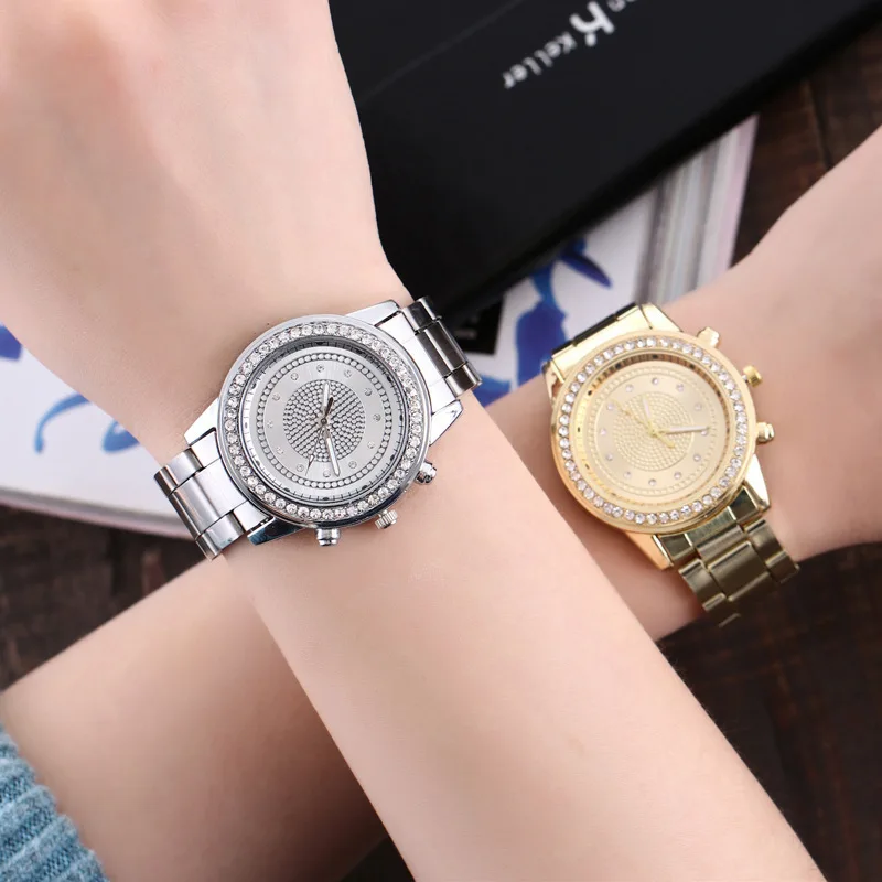 Fashion Women's Quartz Watch Luxury Rose Gold Stainless Steel Brand Women Watches Corrugated Texture Crystal Wristwatches saati
Fashion Women's Quartz Watch Luxury Rose Gold Stainless Steel Brand Women Watches Corrugated Texture Crystal Wristwatches saati