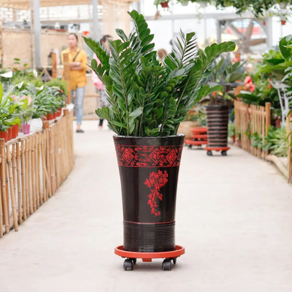 Plant Pot Saucer Caddy Universal Wheel Resin Flower Pot Tray Mobile non-slip Flower Pots Base Moving Tray Garden Practical Tool
Plant Pot Saucer Caddy Universal Wheel Resin Flower Pot Tray Mobile non-slip Flower Pots Base Moving Tray Garden Practical Tool