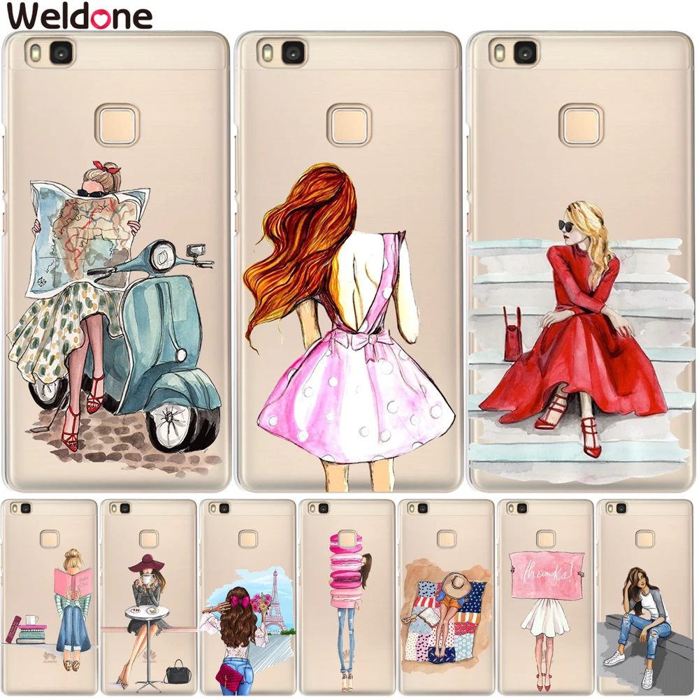 Weldone New Arrival Fashion Girl Case Cover For Huawei P20 Lite Pro P10 Plus P8 P9 Lite 2017 honor 9 6A 6X Phone Case Cover Etui
Weldone New Arrival Fashion Girl Case Cover For Huawei P20 Lite Pro P10 Plus P8 P9 Lite 2017 honor 9 6A 6X Phone Case Cover Etui