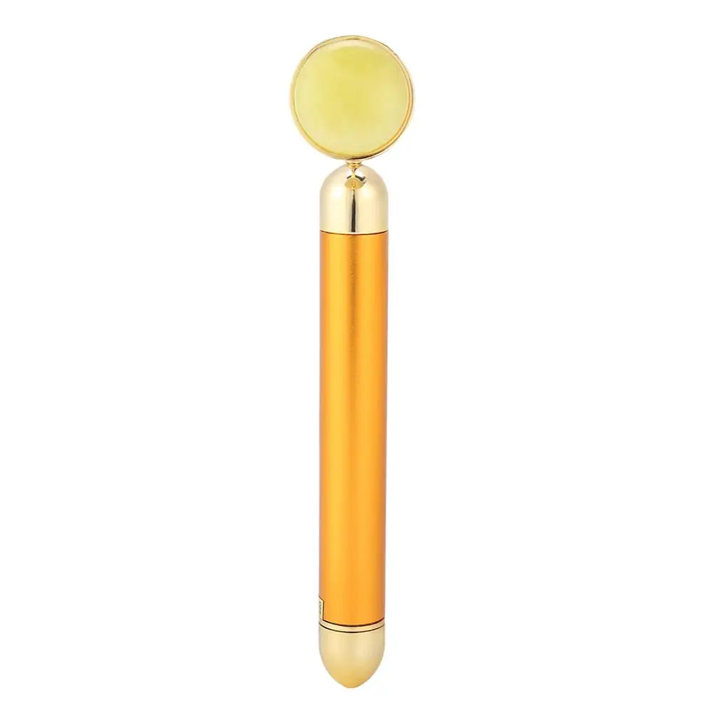 24K Gold Beauty Bar Electric Slimming Face Roller Anti Eye Wrinkle Lift Tighten Skin Facial Beauty Roller Facial Massager Stick
24K Gold Beauty Bar Electric Slimming Face Roller Anti Eye Wrinkle Lift Tighten Skin Facial Beauty Roller Facial Massager Stick