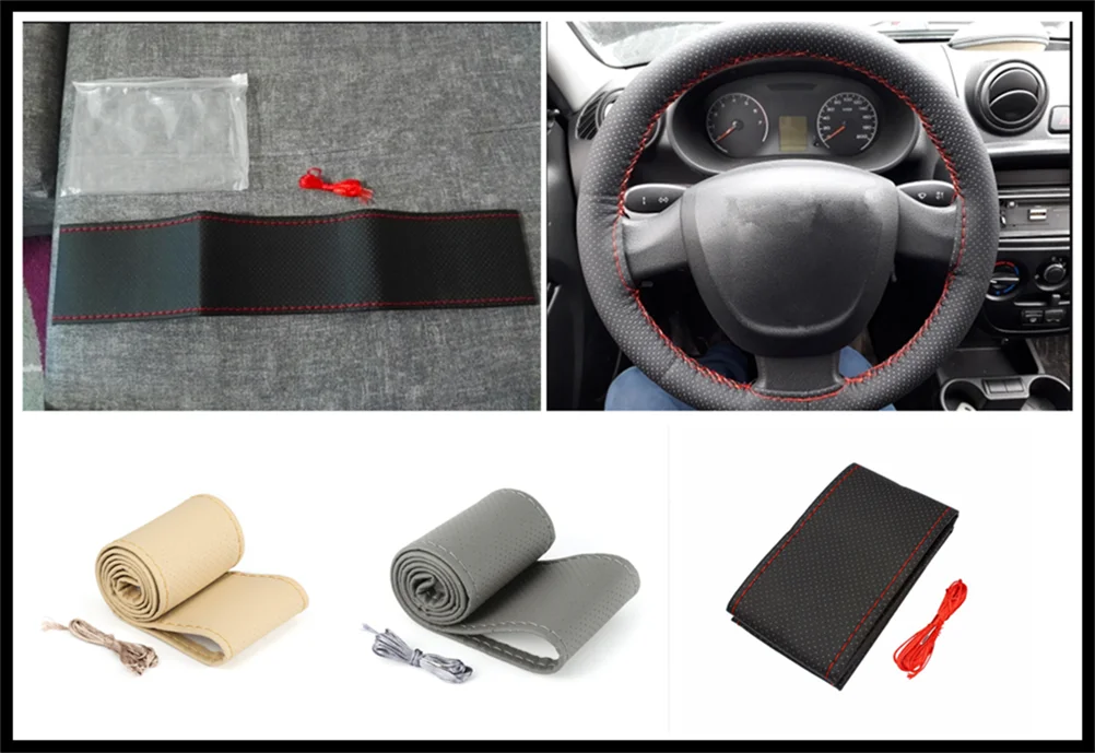 Universal car parts hand sewing steering wheel cover 36 38 40CM for Fiat Freemont Doblo 695 FCC4 500e Viaggio Strada 500C
Universal car parts hand sewing steering wheel cover 36 38 40CM for Fiat Freemont Doblo 695 FCC4 500e Viaggio Strada 500C