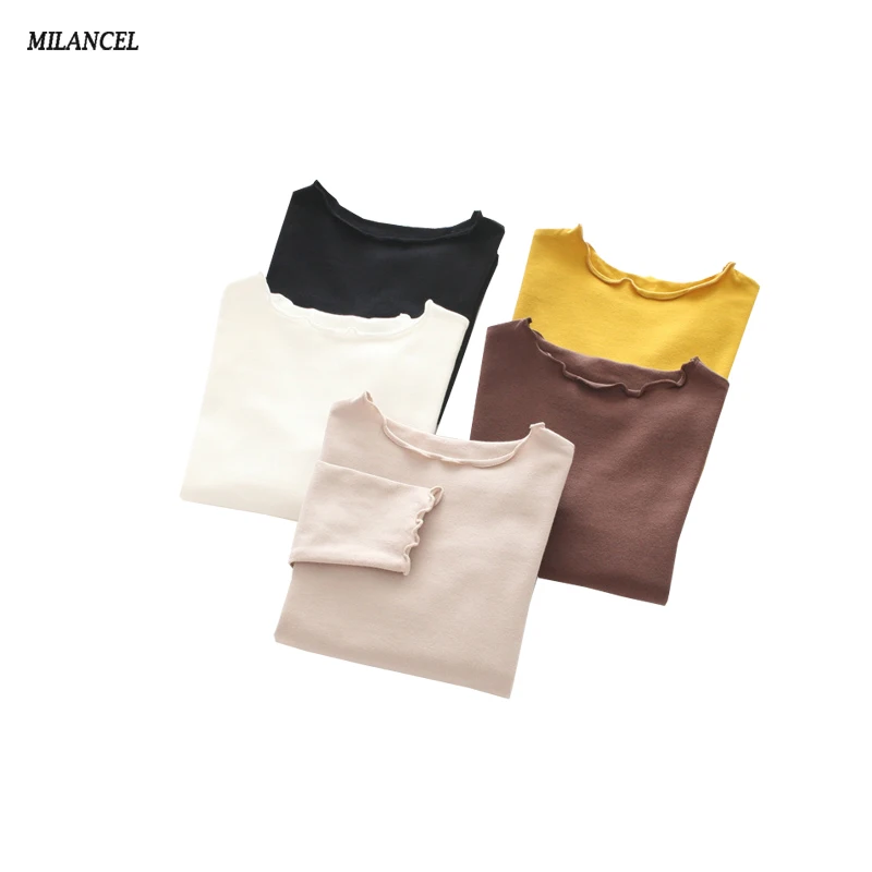 MILANCEL 2018 New Girls Blouse Solid Kids Shirt Long Sleeve Cotton Children Blouse Brief Base Shirt Spring Girls Clothes
MILANCEL 2018 New Girls Blouse Solid Kids Shirt Long Sleeve Cotton Children Blouse Brief Base Shirt Spring Girls Clothes