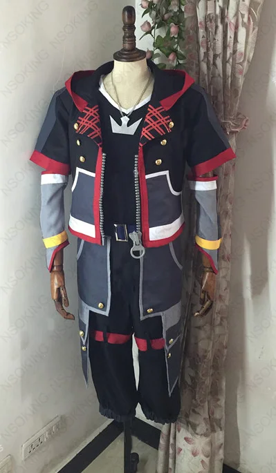 Аниме Королевство Сердца Сора Косплей Костюм на заказ|sora cosplay|cosplay costumekingdom hearts sora |