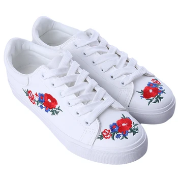 Women Flats Espadrilles PU Leather Chinese Traditional Embroidery Leisure Female Footwear Lace Up Flower Shoes For Women
Women Flats Espadrilles PU Leather Chinese Traditional Embroidery Leisure Female Footwear Lace Up Flower Shoes For Women