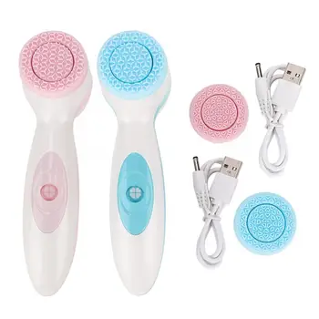 2 Colors Electric Silicone Cleansing Instrument Pore Cleaner Brush Facial Detox Beauty Machine Face Clean Washing Brush 4
2 Colors Electric Silicone Cleansing Instrument Pore Cleaner Brush Facial Detox Beauty Machine Face Clean Washing Brush 4