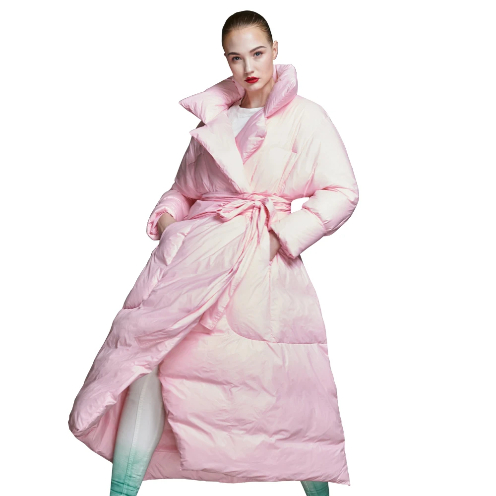 Eva freedom 2018 winter stylish down jacket women's long thicken big quilt down coat with belt large size women's down jacket
Eva freedom 2018 winter stylish down jacket women's long thicken big quilt down coat with belt large size women's down jacket