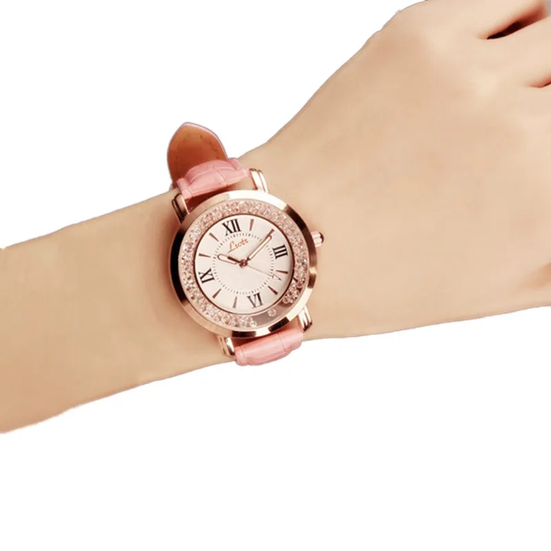 2019 Casual Fashion Quartz Wristwatches Women Watch Brief Rhinestone Crystal PU Leather Dress Watch
2019 Casual Fashion Quartz Wristwatches Women Watch Brief Rhinestone Crystal PU Leather Dress Watch