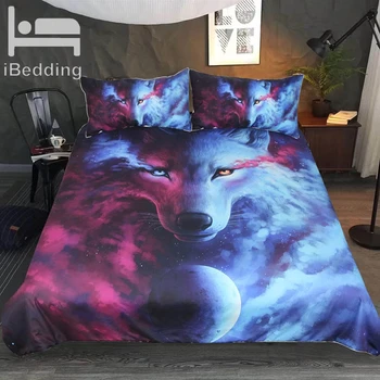 3Pcs/Set Wolf Comforter Bedding Set 3D Duvet Cover with Pillow Cases Animal King Size Bed Sets
3Pcs/Set Wolf Comforter Bedding Set 3D Duvet Cover with Pillow Cases Animal King Size Bed Sets