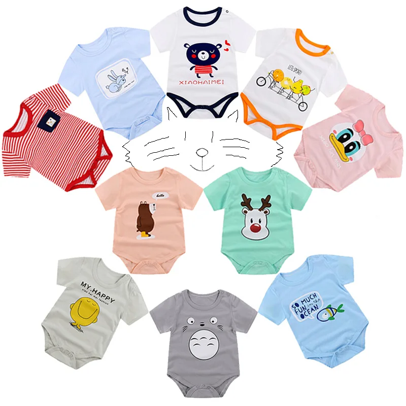 Girls&Boys Bodysuit Cotton Newborn Toddler Infant Cartoon Soft Short Sleeve baby Girl bodysuits New born boy Jumpsuit for 0-15M
Girls&Boys Bodysuit Cotton Newborn Toddler Infant Cartoon Soft Short Sleeve baby Girl bodysuits New born boy Jumpsuit for 0-15M