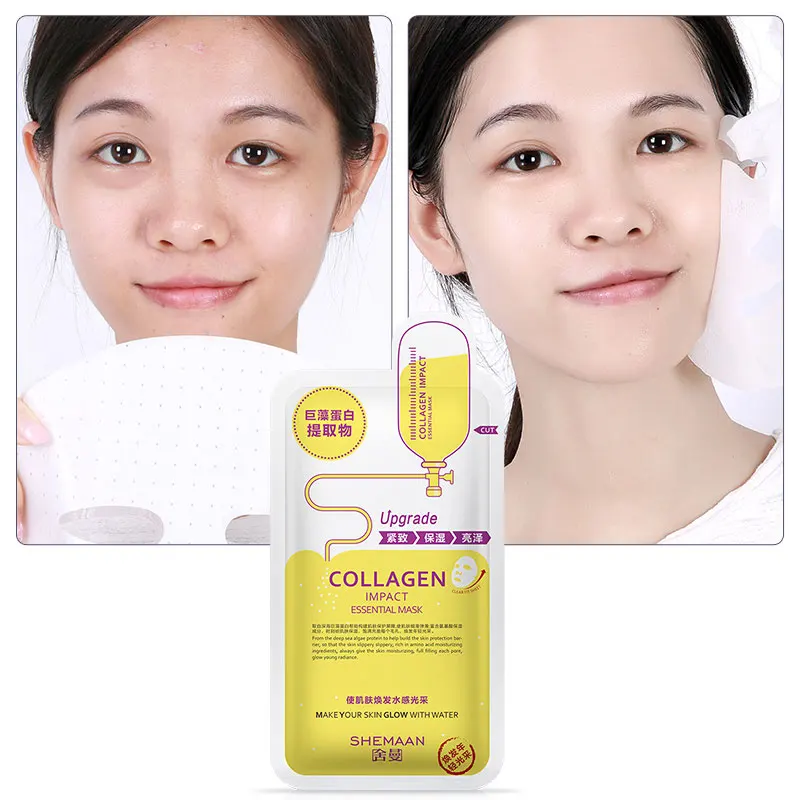 1Pcs Whitening Fabric Face Mask Anti-aging Face Masks Collagen Sheet Mask Crystal Moisturizing Facial Mask Shrink Pore Cosmetic
1Pcs Whitening Fabric Face Mask Anti-aging Face Masks Collagen Sheet Mask Crystal Moisturizing Facial Mask Shrink Pore Cosmetic