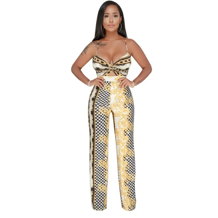 Spaghetti Strap Strapless 2 Piece Set Playsuit Geometric Print Crop Top Long Pant Wide Leg Jumpsuit Plus Size Overalls Women
Spaghetti Strap Strapless 2 Piece Set Playsuit Geometric Print Crop Top Long Pant Wide Leg Jumpsuit Plus Size Overalls Women