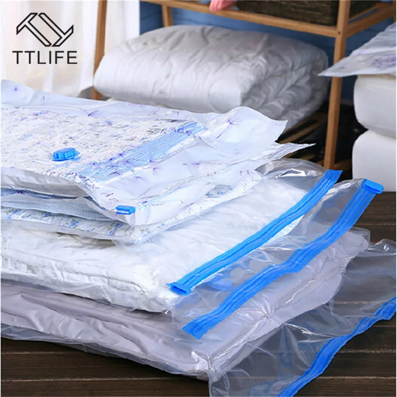 TTLIFE Home Vacuum Bag Clothes Storage Bag With Valve Transparent Border Foldable Compressed Organizer Space Saving Seal packet
TTLIFE Home Vacuum Bag Clothes Storage Bag With Valve Transparent Border Foldable Compressed Organizer Space Saving Seal packet