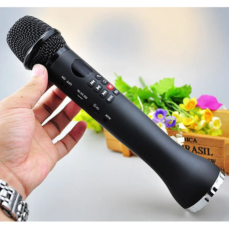 L-598 Wireless Microphone Handheld Karaoke Bluetooth Speaker Led Display Screen Tf Card Singing Recorder Sing Anywhere Anytime
L-598 Wireless Microphone Handheld Karaoke Bluetooth Speaker Led Display Screen Tf Card Singing Recorder Sing Anywhere Anytime