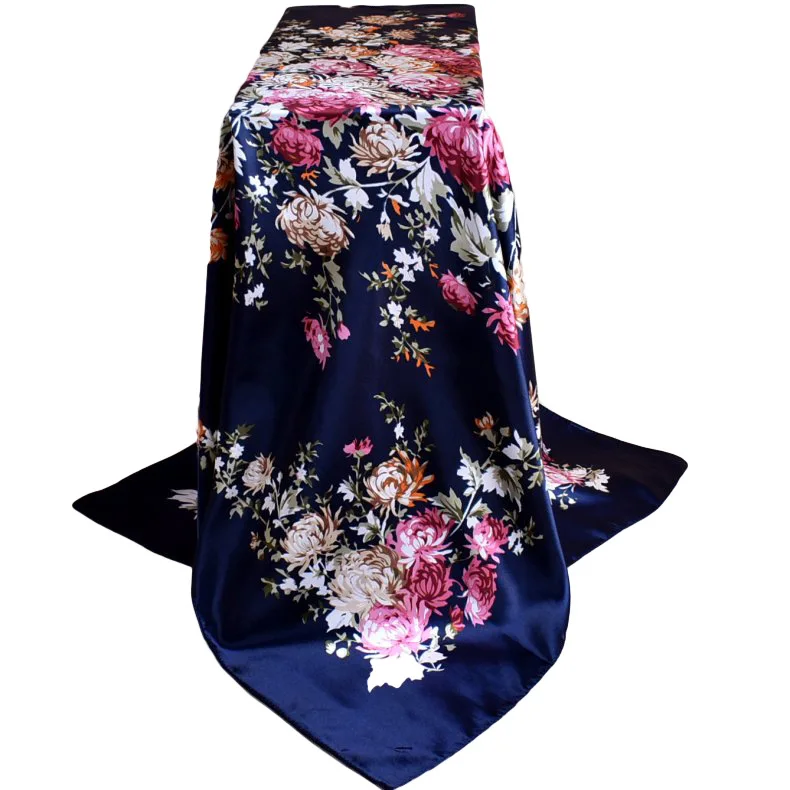 90 * 90 Large shawl simulation silk shawl size Mudanhua Yi-Wu Ms. Printed Scarf Wholesale
90 * 90 Large shawl simulation silk shawl size Mudanhua Yi-Wu Ms. Printed Scarf Wholesale