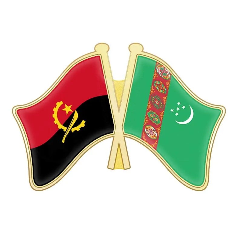 Angola and Uganda Ukraine United Arab Emirates United Kingdom Turkmenistan Tuvalu United Nations Friendship Flags Lapel Pins
Angola and Uganda Ukraine United Arab Emirates United Kingdom Turkmenistan Tuvalu United Nations Friendship Flags Lapel Pins