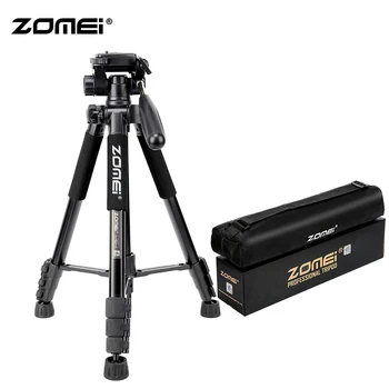 

ZoMei Q222 Camera Tripod & Monopod Portable Travel SLR Tripod DSLR Stand with 3-Way Pan Head and Carry Bag for Nikon Canon Sony