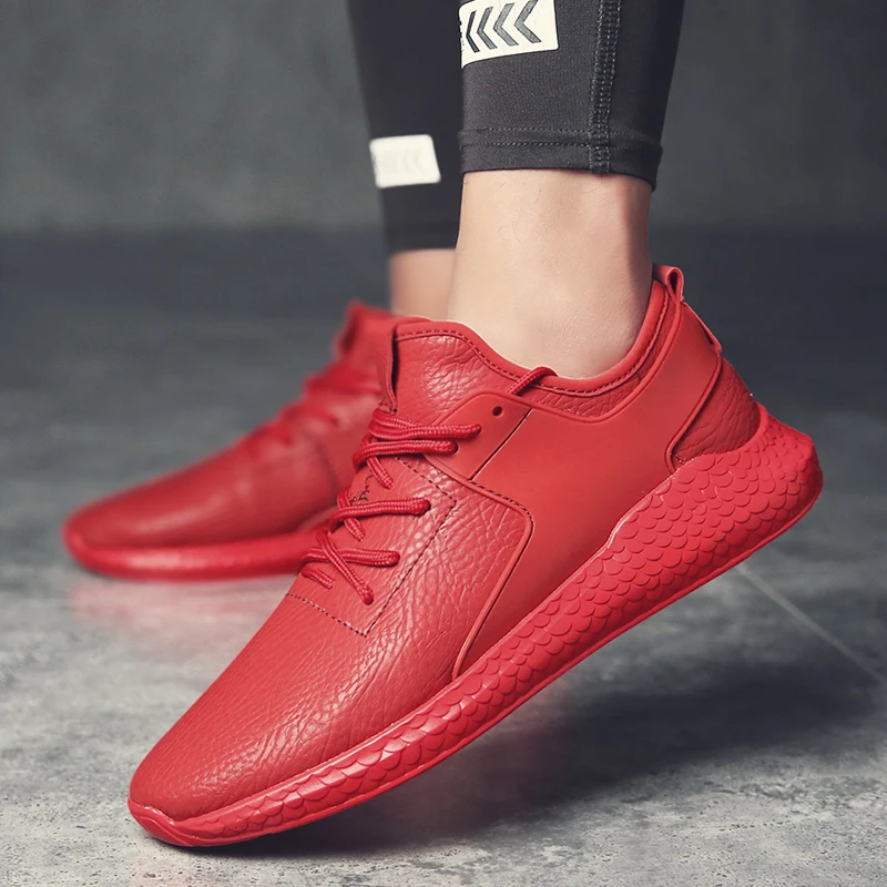 Red Black Gold Comfortable Casual Shoes Male Fashion Lace-up High Quality Wear-resistant Mens Footwears Zapatillas de deporte
Red Black Gold Comfortable Casual Shoes Male Fashion Lace-up High Quality Wear-resistant Mens Footwears Zapatillas de deporte