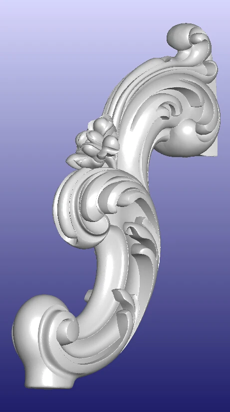 Модель 3D STL для фрезерного станка с ЧПУ рельефная резьба дизайн мебели