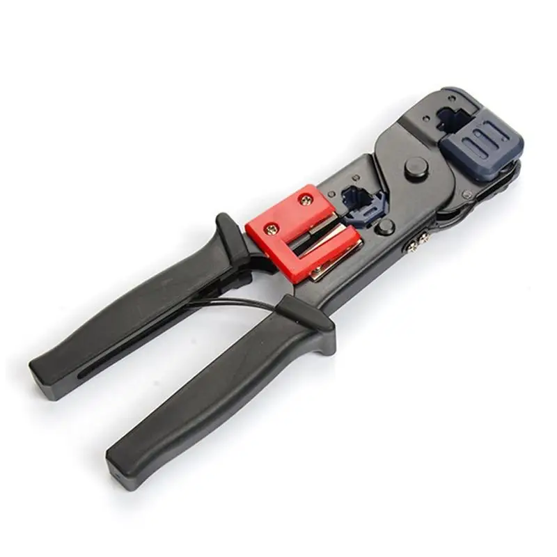 1 PC Multi-Function Cable Crimp Tool Durable Crimping Plier Tool Wire Cutter Stripping Kit Suitable For 8P 6P RJ45 RJ11 Plug
1 PC Multi-Function Cable Crimp Tool Durable Crimping Plier Tool Wire Cutter Stripping Kit Suitable For 8P 6P RJ45 RJ11 Plug