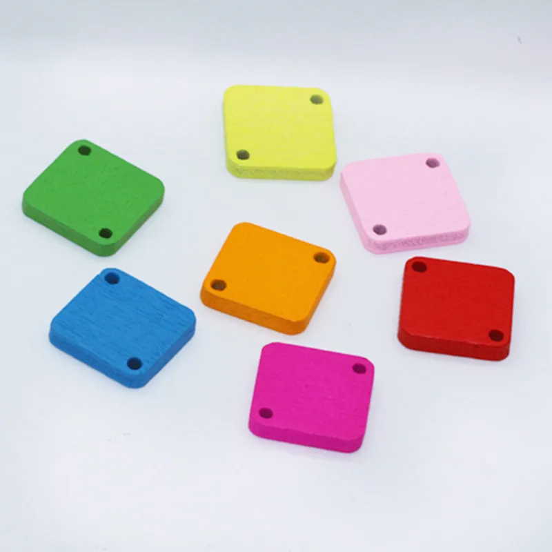 50pcs/lot Mixed Colors Square Wood Buttons 2 Holes Sewing DIY Craft Painting Decorative Wood Buttons Exquisite DIY Accessories
50pcs/lot Mixed Colors Square Wood Buttons 2 Holes Sewing DIY Craft Painting Decorative Wood Buttons Exquisite DIY Accessories
