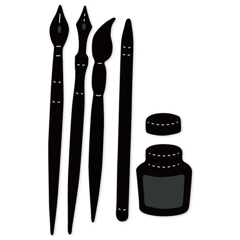 HamyHo 4pcs Pen & Ink Border Metal Steel Cutting Dies Stencils for Scrapbooking Card Making 2019 New Etched Embossing Die Cuts
HamyHo 4pcs Pen & Ink Border Metal Steel Cutting Dies Stencils for Scrapbooking Card Making 2019 New Etched Embossing Die Cuts