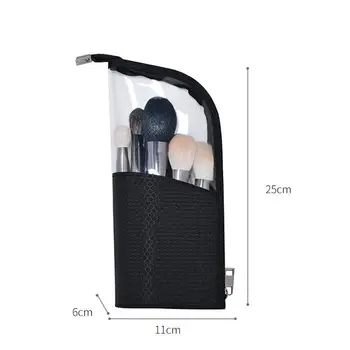 2019 new European and American fashion clutch bag large capacity ladies makeup eyebrow pencil storage bag semi-circular pvc cosm
2019 new European and American fashion clutch bag large capacity ladies makeup eyebrow pencil storage bag semi-circular pvc cosm