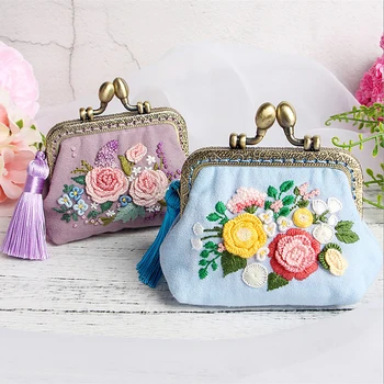DIY Embroidery Kit For Beginners Unfinished Flower Purse Material Set Handmade Wallet Needlework Tools Embroidery Starter Kit
DIY Embroidery Kit For Beginners Unfinished Flower Purse Material Set Handmade Wallet Needlework Tools Embroidery Starter Kit