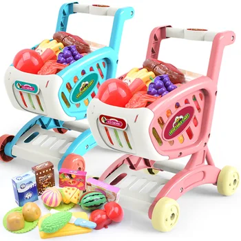 Mini Supermarket Shopping Cart Trolley Push Toys Simulation Fruits Vegetables Pretent Play Groceries Toy For Boy Girls Kids Gift 
Mini Supermarket Shopping Cart Trolley Push Toys Simulation Fruits Vegetables Pretent Play Groceries Toy For Boy Girls Kids Gift