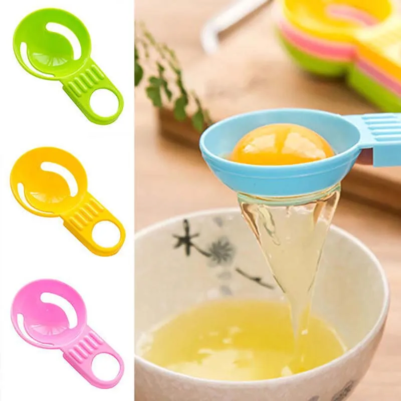 Creative Egg White and Yolk Separator with Short Handle White Egg Divider Yolk Filter With Holder Cooking Baking Accessories
Creative Egg White and Yolk Separator with Short Handle White Egg Divider Yolk Filter With Holder Cooking Baking Accessories