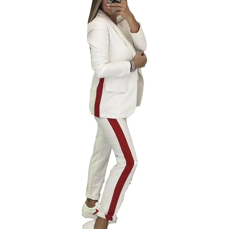 blazer suit women's spring and autumn long sleeve blazer +pants long trousers 2 piece outfits for women
blazer suit women's spring and autumn long sleeve blazer +pants long trousers 2 piece outfits for women