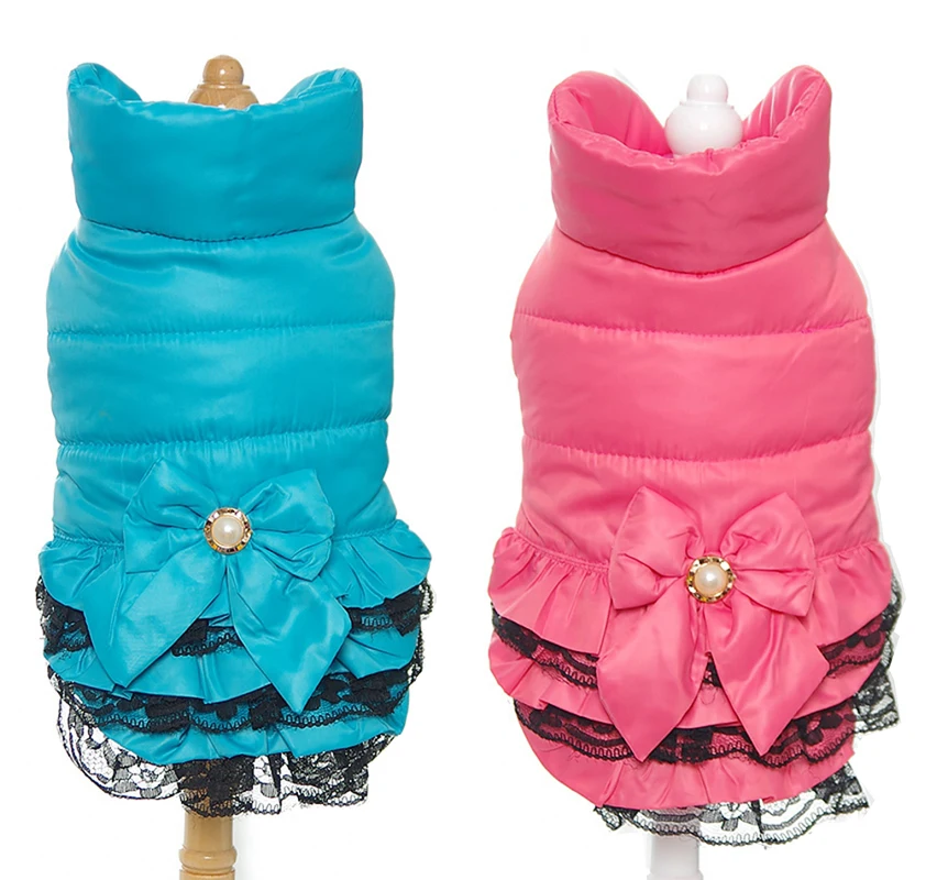 Dog Pet Coat Teddy Soft Dog Clothes Butterfly Bow Lace Layers Light-Weight Warm Coat for Small Pet XS S M L XL
Dog Pet Coat Teddy Soft Dog Clothes Butterfly Bow Lace Layers Light-Weight Warm Coat for Small Pet XS S M L XL
