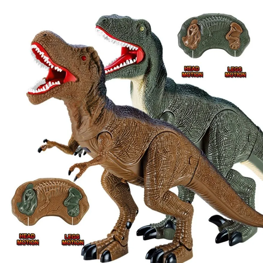 2018 New Electronic Dinosaur Roaring Walking RC Toys Electronic Pet Robot Dinosaur Model Toy With Music Light Kids Birthday Gift
2018 New Electronic Dinosaur Roaring Walking RC Toys Electronic Pet Robot Dinosaur Model Toy With Music Light Kids Birthday Gift