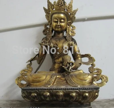 bi001025 27"Tibet Buddhism classical Bronze Gild Vajradhara Bodhisattva Buddha Statue
bi001025 27"Tibet Buddhism classical Bronze Gild Vajradhara Bodhisattva Buddha Statue